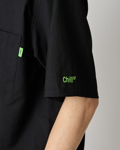 AirTech Flow Open Collar Half Shirt