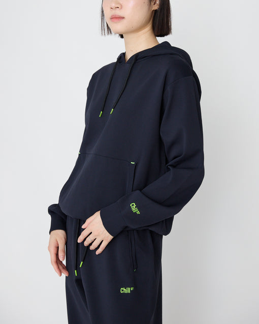 Smooth Tech Knit Pullover Parka ダークネイビー・ACD-002446 ネイビー(紺色)・_8枚目