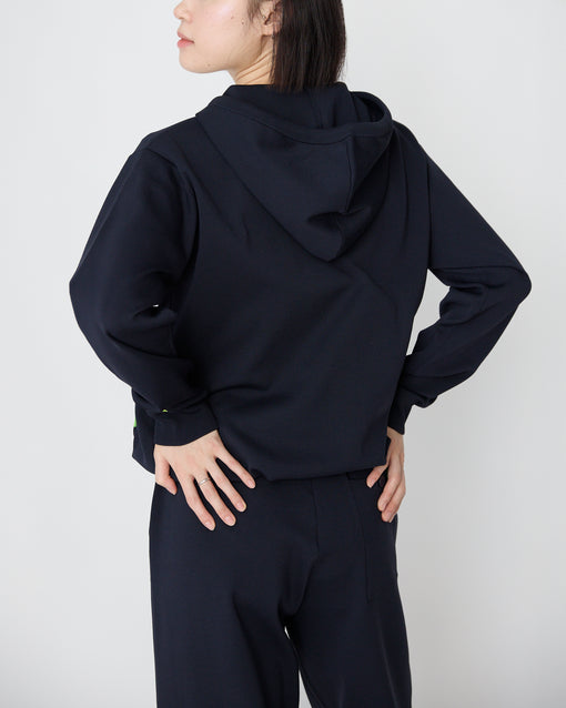 Smooth Tech Knit Pullover Parka ダークネイビー・ACD-002446 ネイビー（紺色）・_9枚目