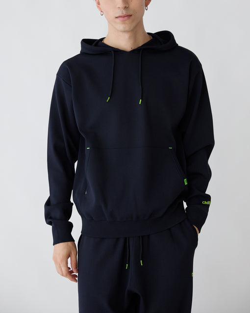 Smooth Tech Knit Pullover Parka ダークネイビー・ACD-002446 ネイビー(紺色)・_6枚目