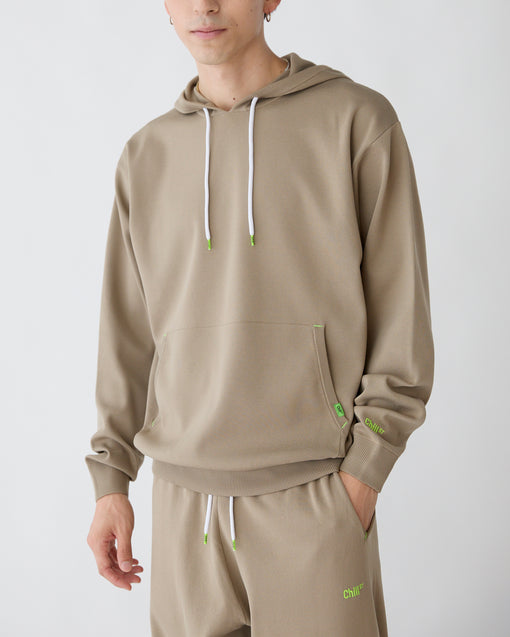 Smooth Tech Knit Pullover Parka モカ・ACD-002444 ベージュ（薄茶色）・_6枚目