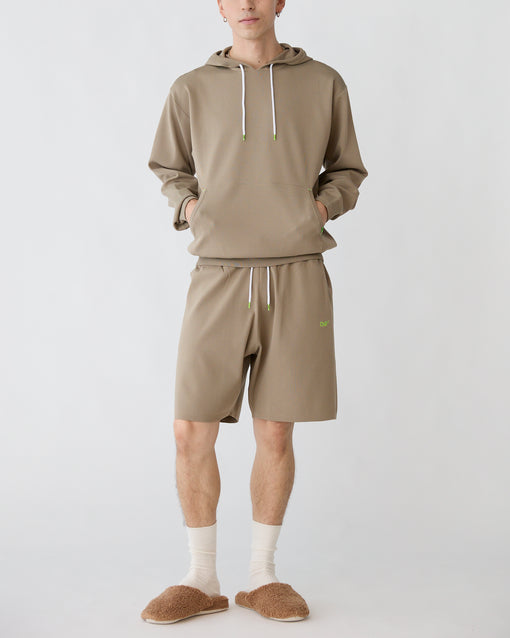 Smooth Tech Knit Pullover Parka モカ・ACD-002444 ベージュ（薄茶色）・_11枚目