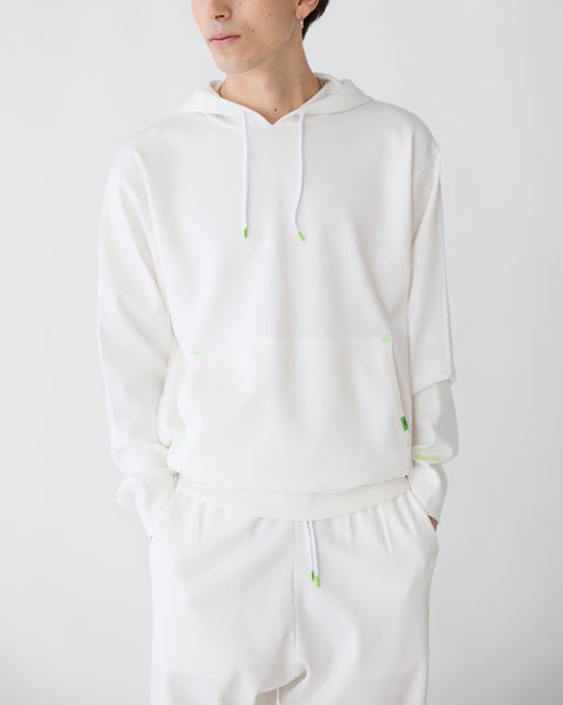 Smooth Tech Knit Pullover Parka ホワイト・ACD-002447 ホワイト(白色)・_6枚目