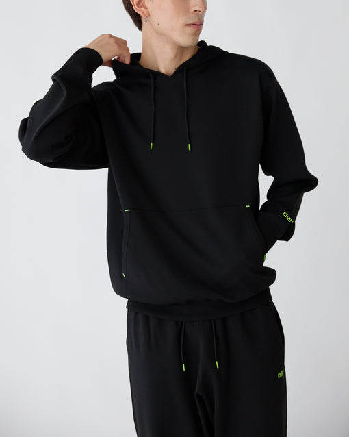 Smooth Tech Knit Pullover Parka ブラック・ACD-002445 ブラック（黒色）・_6枚目