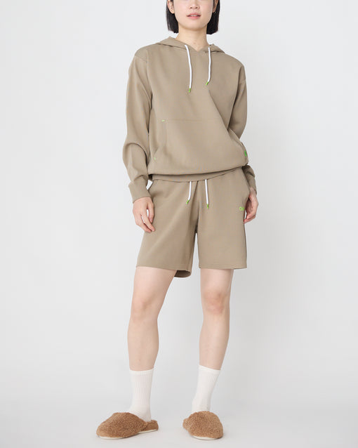 Smooth Tech Knit Pullover Parka モカ・ACD-002444 ベージュ（薄茶色）・_13枚目
