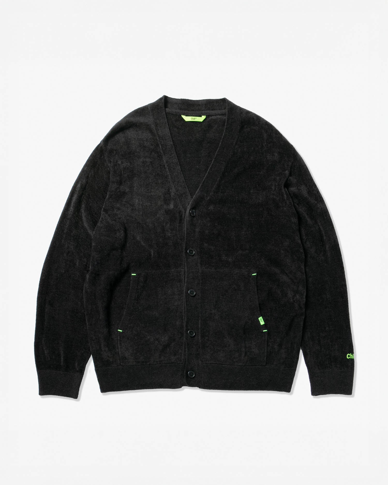 Chill ST チルストリートクラウドパイル(カーディガン + パンツ)黒　М Cloud Pile Cardigan – ChillST