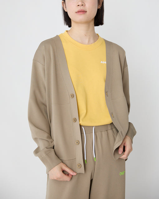 Smooth Tech Knit Cardigan モカ・ACD-002431 ベージュ(薄茶色)・_8枚目