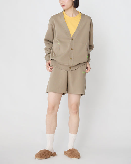 Smooth Tech Knit Cardigan モカ・ACD-002431 ベージュ(薄茶色)・_12枚目