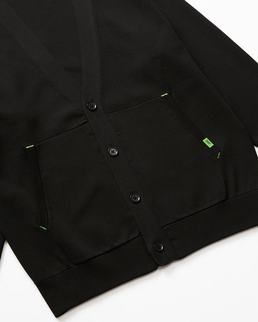Smooth Tech Knit Cardigan ブラック・ACD-002433 ブラック(黒色)・_3枚目