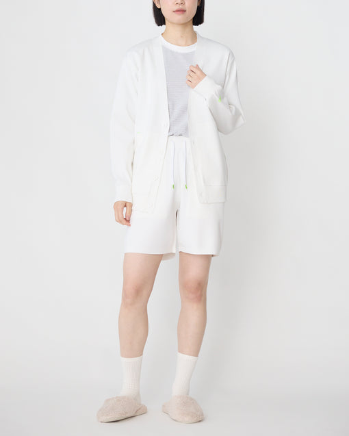 Smooth Tech Knit Cardigan ホワイト・ACD-002437 ホワイト(白色)・_12枚目