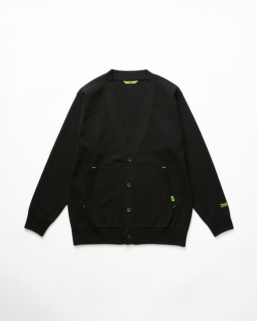 Smooth Tech Knit Cardigan ブラック ACD-002433 black