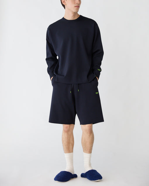 Smooth Tech Knit Long Tee ダークネイビー・ACD-002438 ネイビー（紺色）・_9枚目