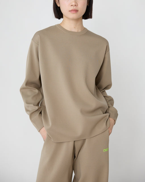 Smooth Tech Knit Long Tee モカ・ACD-002434 ベージュ（薄茶色）・_6枚目