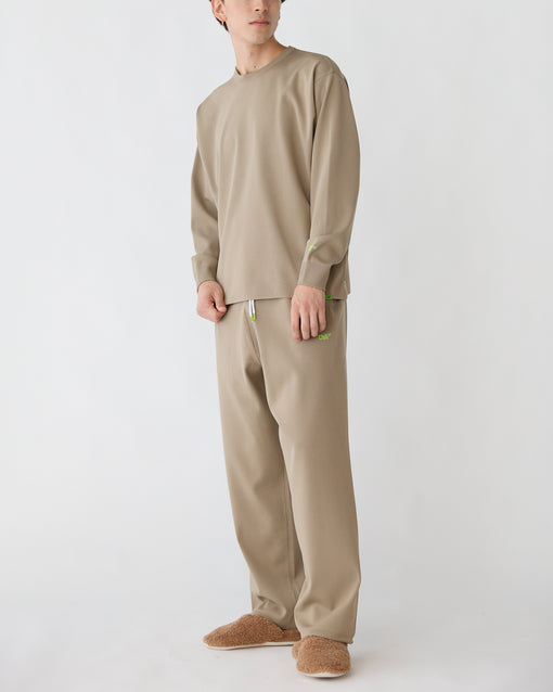 Smooth Tech Knit Long Tee モカ・ACD-002434 ベージュ(薄茶色)・_8枚目