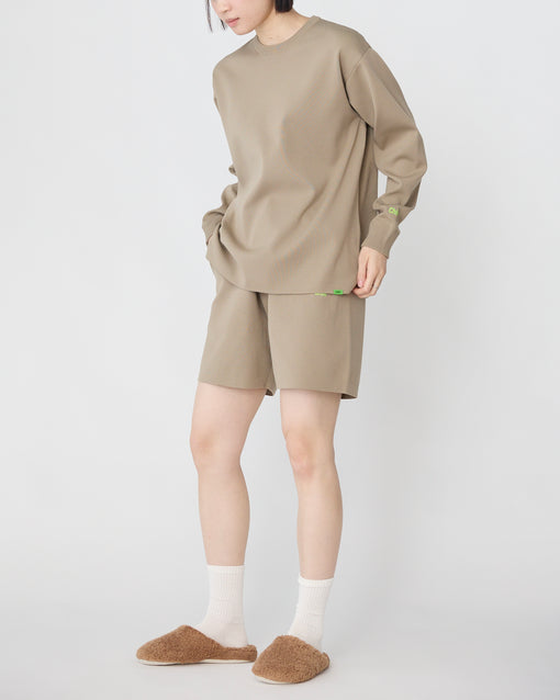 Smooth Tech Knit Long Tee モカ・ACD-002434 ベージュ（薄茶色）・_11枚目