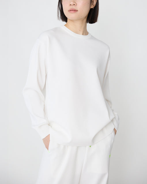 Smooth Tech Knit Long Tee ホワイト・ACD-002440 ホワイト(白色)・_6枚目