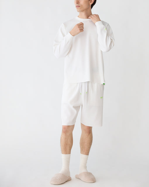 Smooth Tech Knit Long Tee ホワイト・ACD-002440 ホワイト(白色)・_9枚目