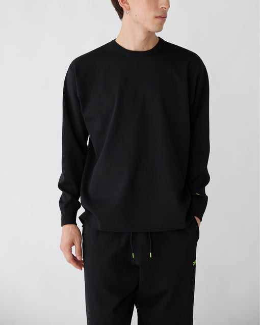 Smooth Tech Knit Long Tee ブラック・ACD-002436 ブラック（黒色）・_4枚目
