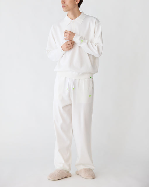 Smooth Tech Knit Long Polo ホワイト・ACD-002443 ホワイト(白色)・_9枚目