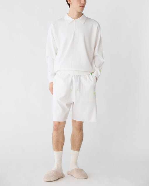 Smooth Tech Knit Long Polo ホワイト・ACD-002443 ホワイト(白色)・_10枚目
