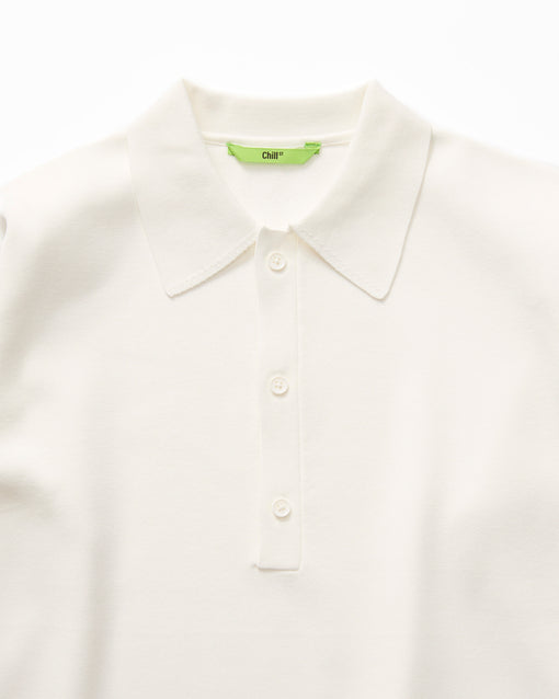 Smooth Tech Knit Long Polo ホワイト・ACD-002443 ホワイト（白色）・_3枚目