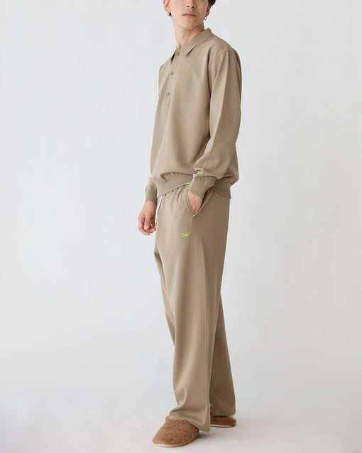 Smooth Tech Knit Long Polo モカ・ACD-002439 ベージュ(薄茶色)・_9枚目