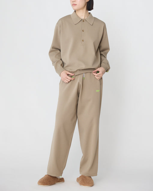 Smooth Tech Knit Long Polo モカ・ACD-002439 ベージュ（薄茶色）・_11枚目