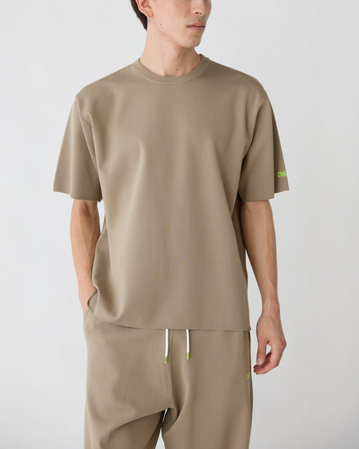 Smooth Tech Knit Tee モカ・ACD-002428 ベージュ(薄茶色)・_5枚目