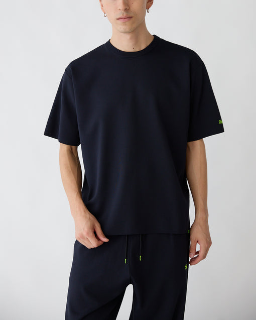 Smooth Tech Knit Tee ダークネイビー・ACD-002430 ネイビー（紺色）・_5枚目
