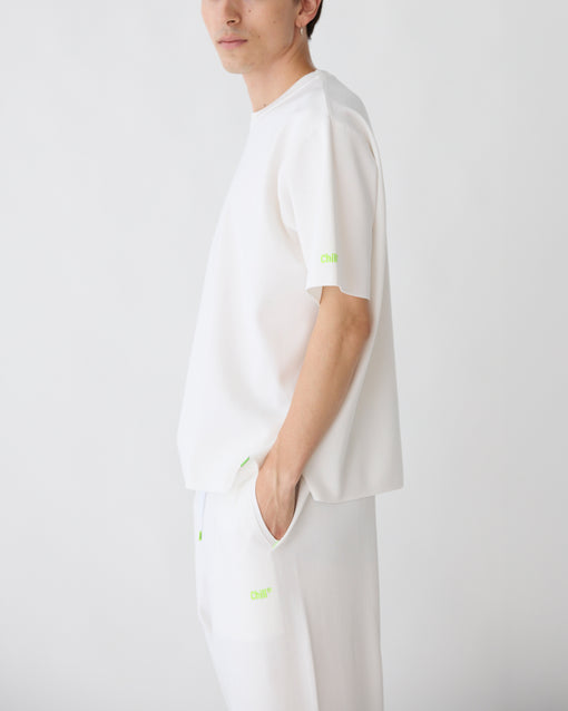 Smooth Tech Knit Tee ホワイト・ACD-002432 ホワイト(白色)・_6枚目