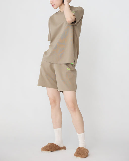 Smooth Tech Knit Shorts モカ・ACD-002424 ベージュ（薄茶色）・_9枚目