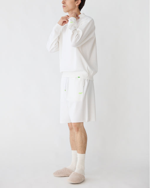 Smooth Tech Knit Shorts ホワイト・ACD-002427 ホワイト（白色）・_6枚目