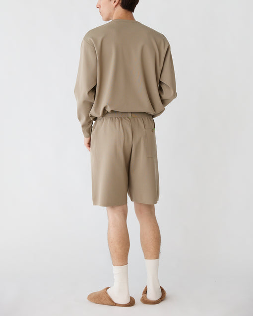 Smooth Tech Knit Shorts モカ・ACD-002424 ベージュ（薄茶色）・_7枚目
