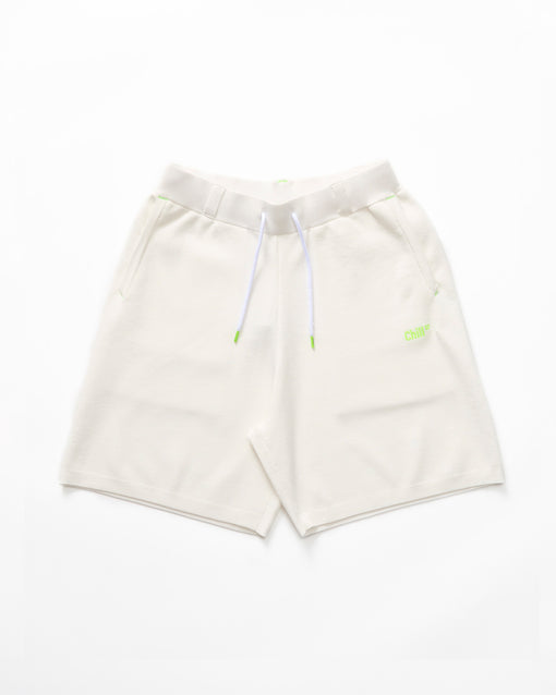 結婚式・二次会向けのSmooth Tech Knit Shorts ホワイトのレンタルパーティドレスの画像