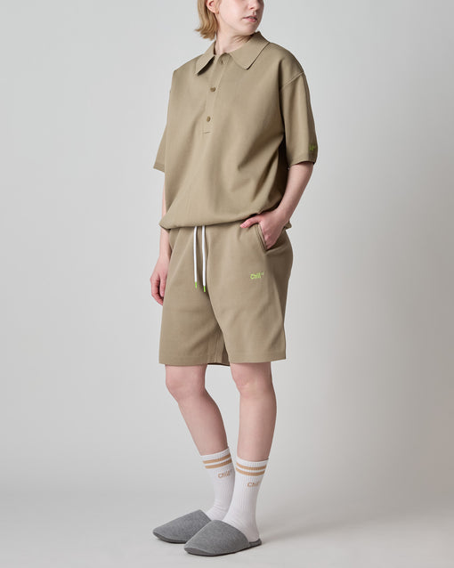 Smooth Tech Knit Polo モカ・ACD-002420 ベージュ(薄茶色)・_8枚目