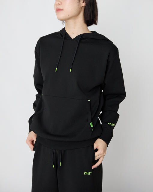 Smooth Tech Knit Pullover Parka ブラック・ACD-002445 ブラック（黒色）・_9枚目